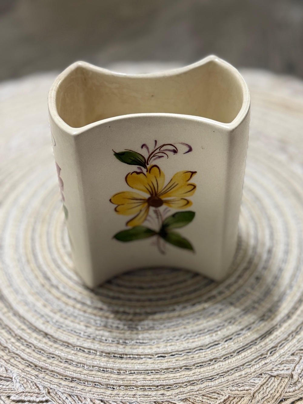 Vintage FTD Vase - Hand Painted in Portugal